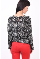 Bluza Dama Only Onlhelka Black Wild Flowers